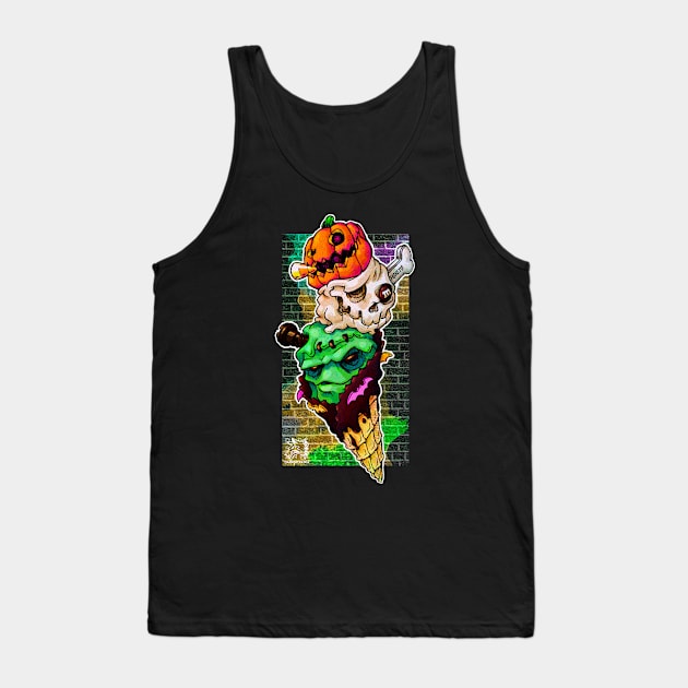 Triple Feature Tank Top by Darksilvania